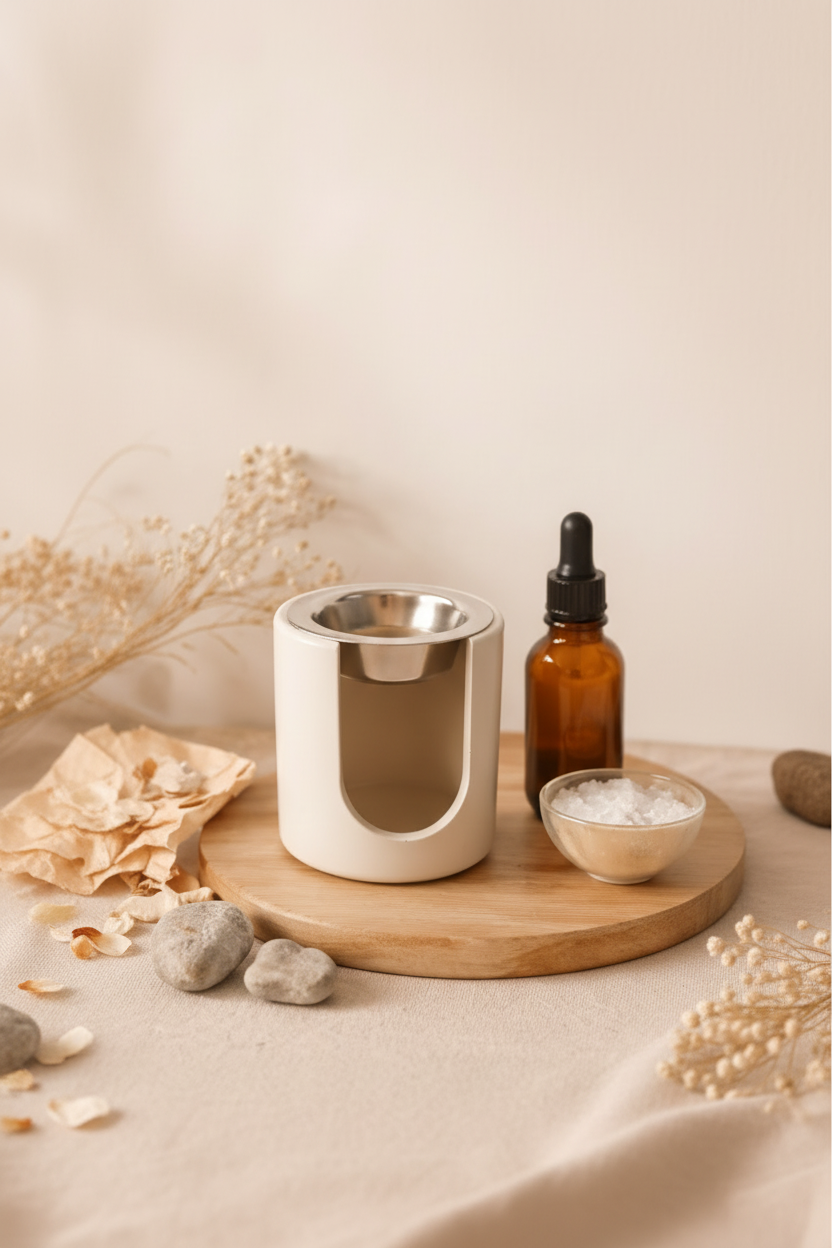 Brûleur plateau bois