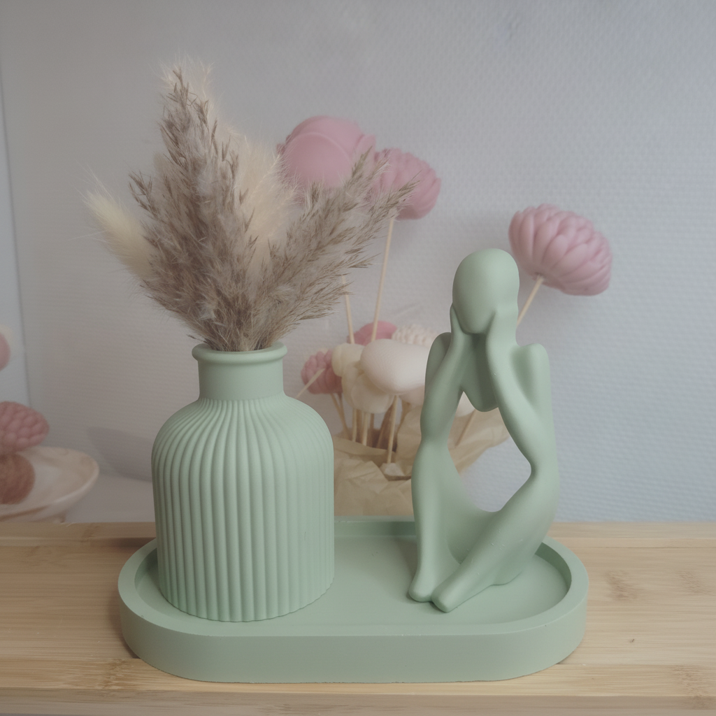 Coffret vert sauge - boho chic