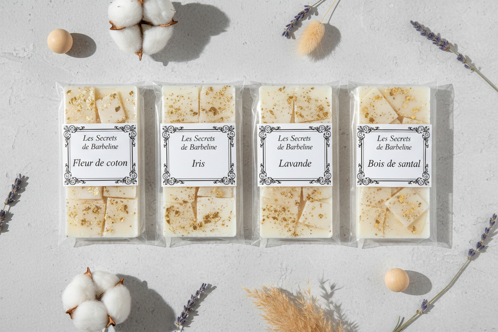 Fondants parfumés emballés