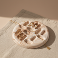 Porte Bijoux Résine Marbre Brun