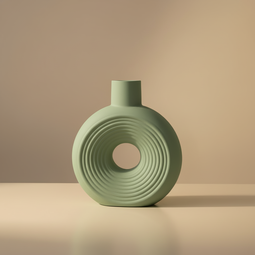 Vase Éclipse Vert Sauge